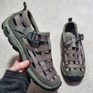 CHACO Paradox Sport Hiking Sandals Water Shoes Open Webbing Weave Grey Men's 9